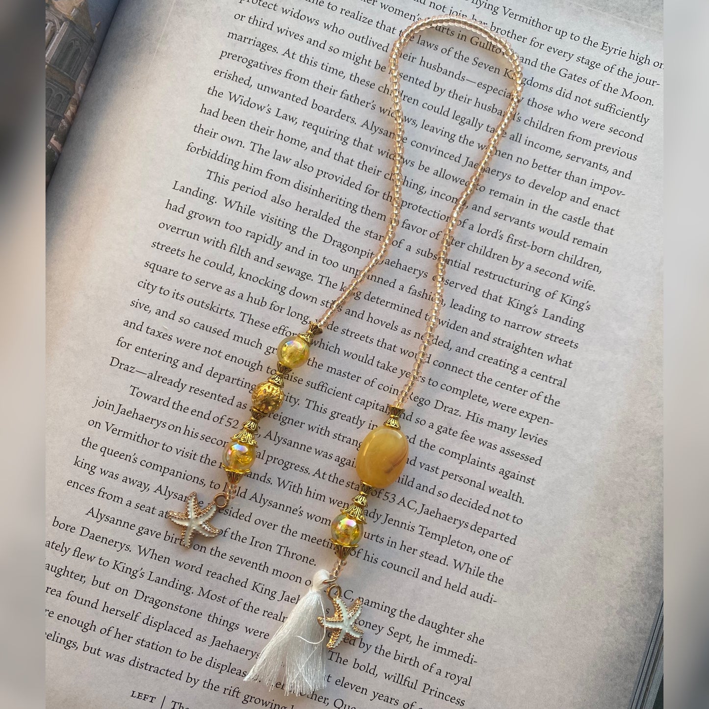Starfish and tassel Bookmark