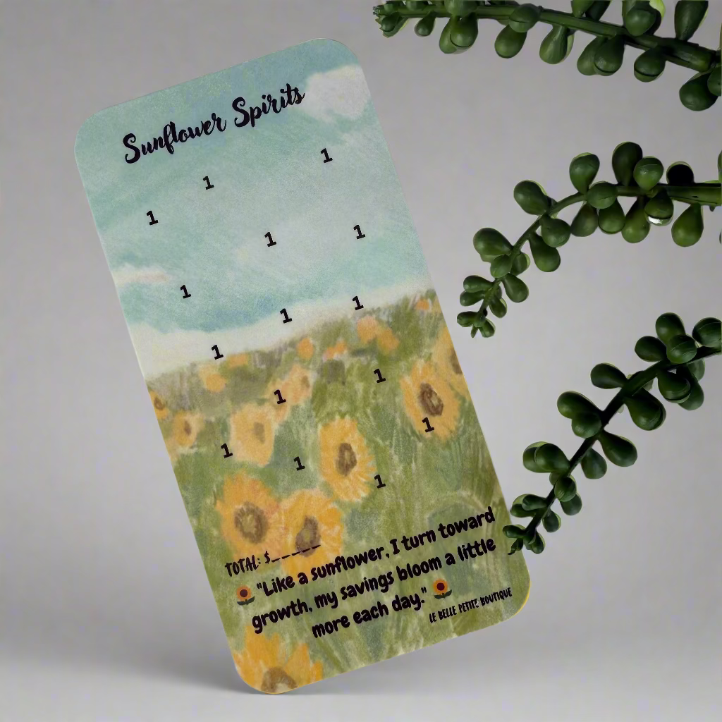 Sunflower Spirits Savings Challenge