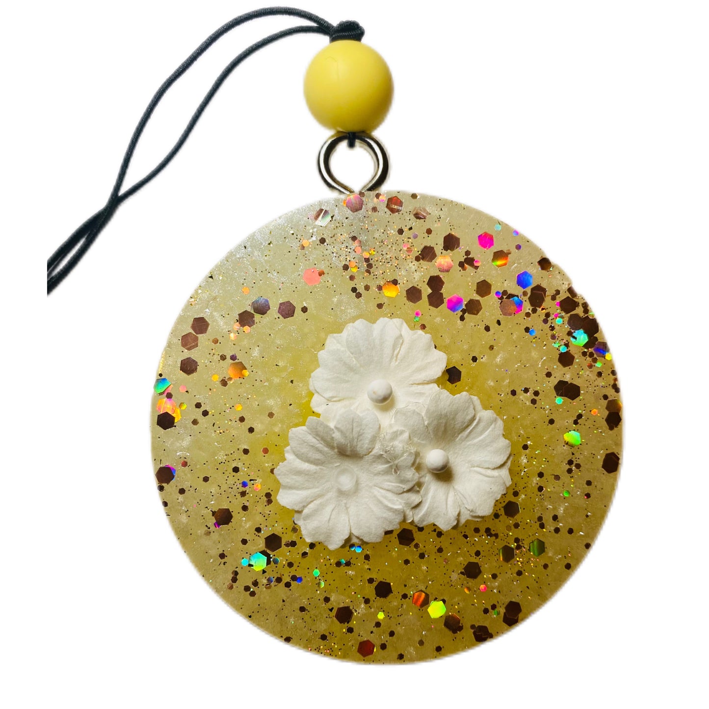 White and Gold Flower