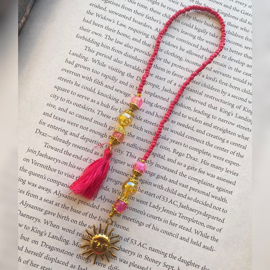 Pink - Sun and Tassel