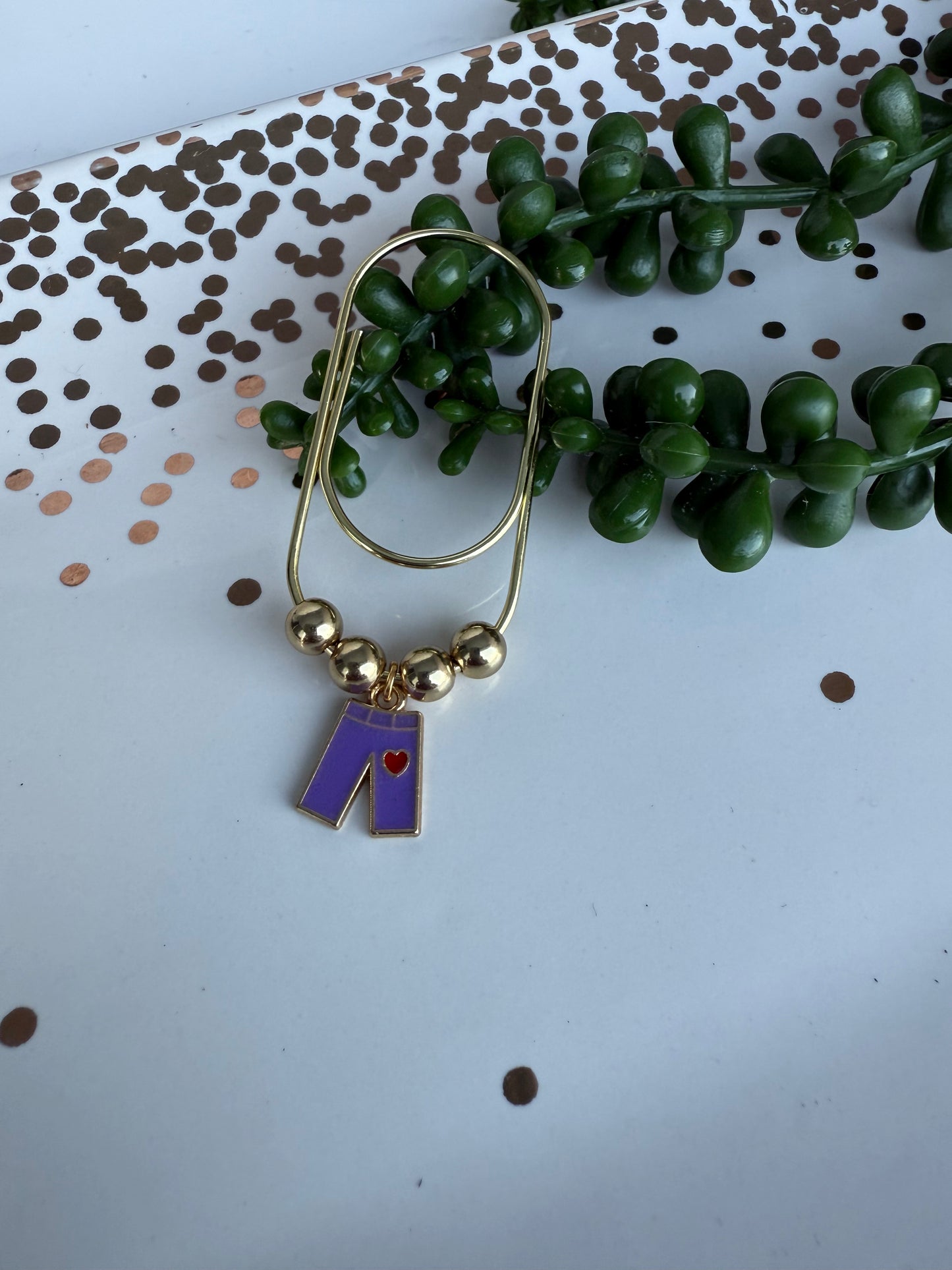 Purple Pants Paper Clip