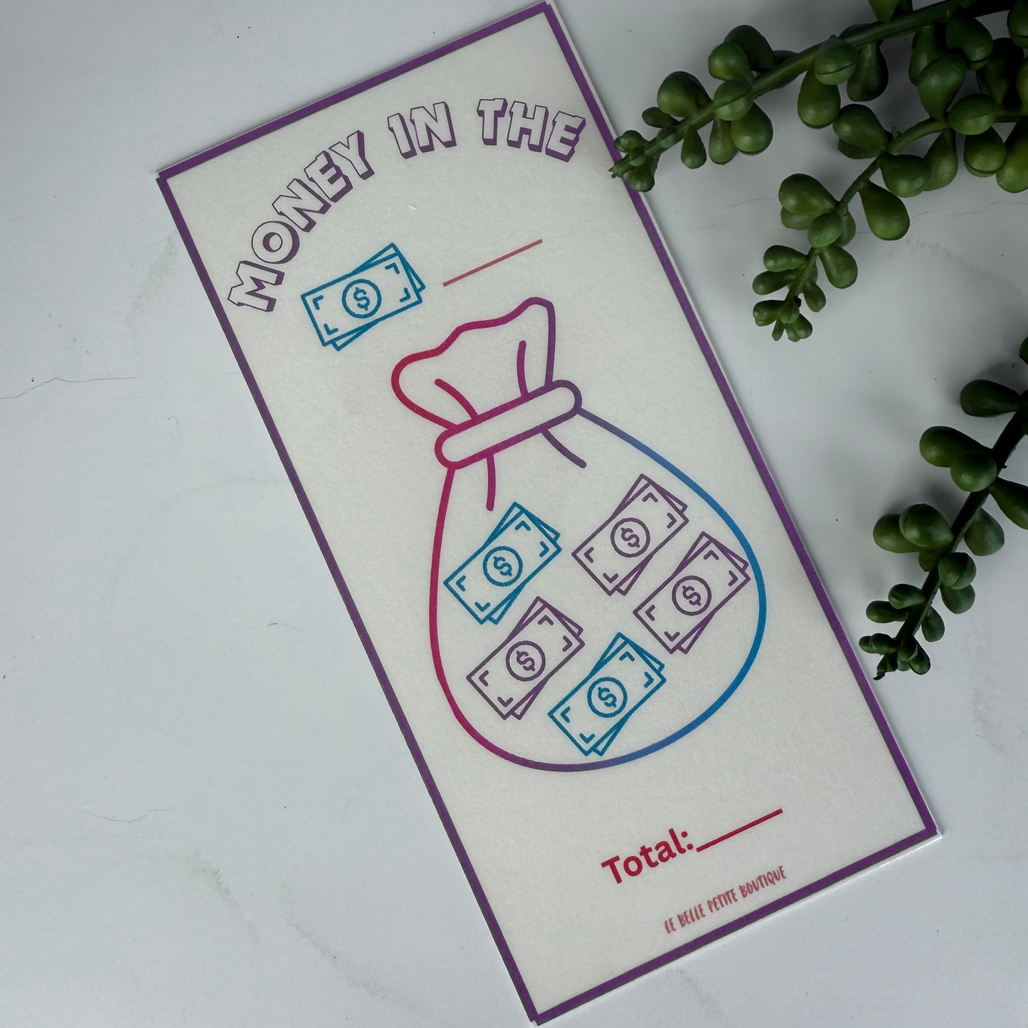 Money In The Bag Savings Challenge